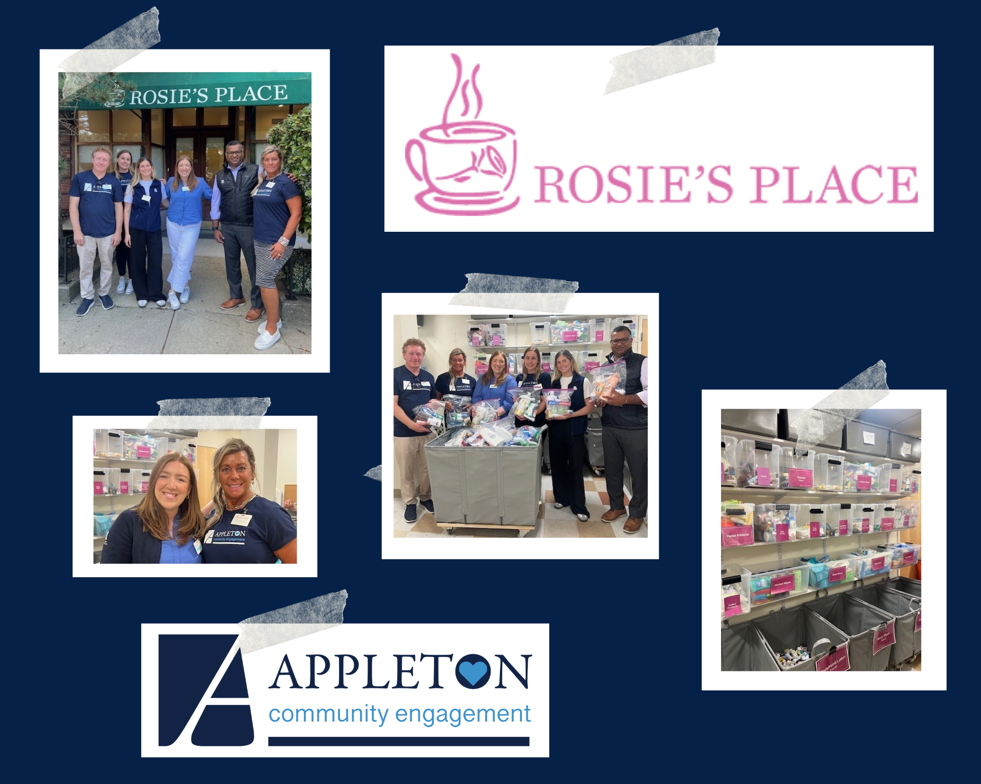 Appleton Delighted to Support Rosie’s Place | Appleton Partners, Inc.